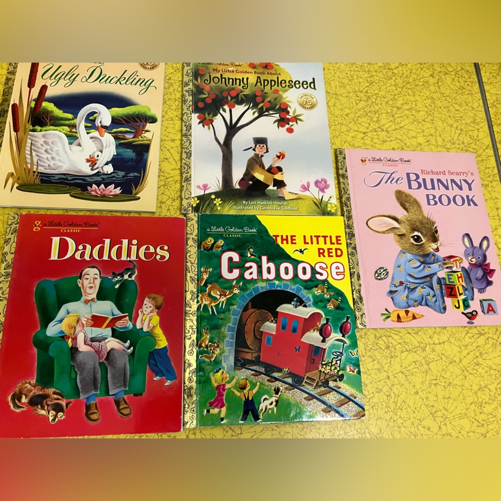 Little Golden Books Lot of 5 New